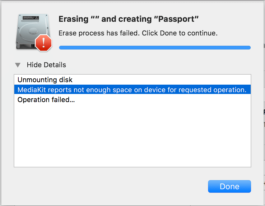 formatting wd my passport for mac